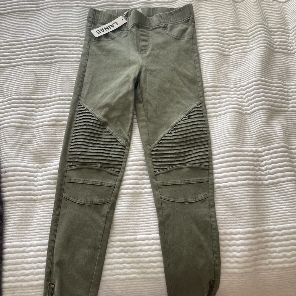 Army Green, Skinny Stretchy Pencil Pants